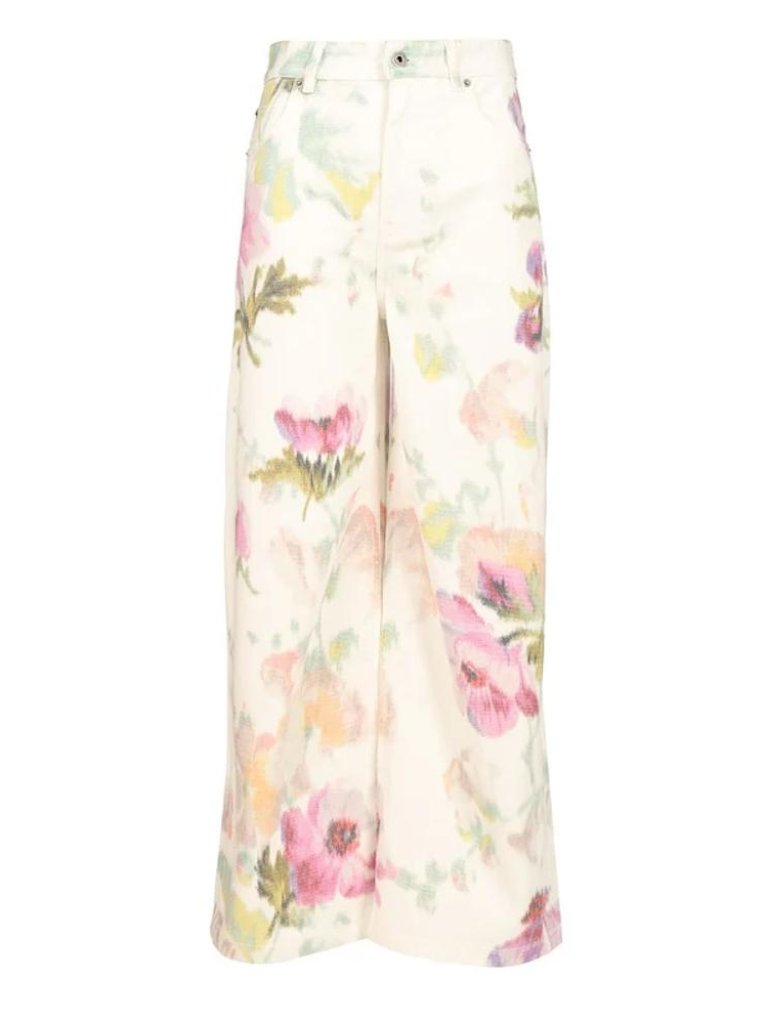 Loewe Floral Printed Jeans Tag Size 38 Women